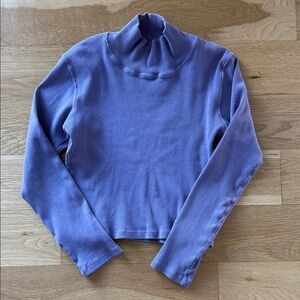 Big Bud Press Lavender Ribbed Turtleneck